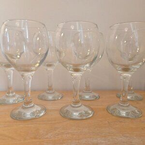 Set of 7 Clear Wine Glasses – Classic Style